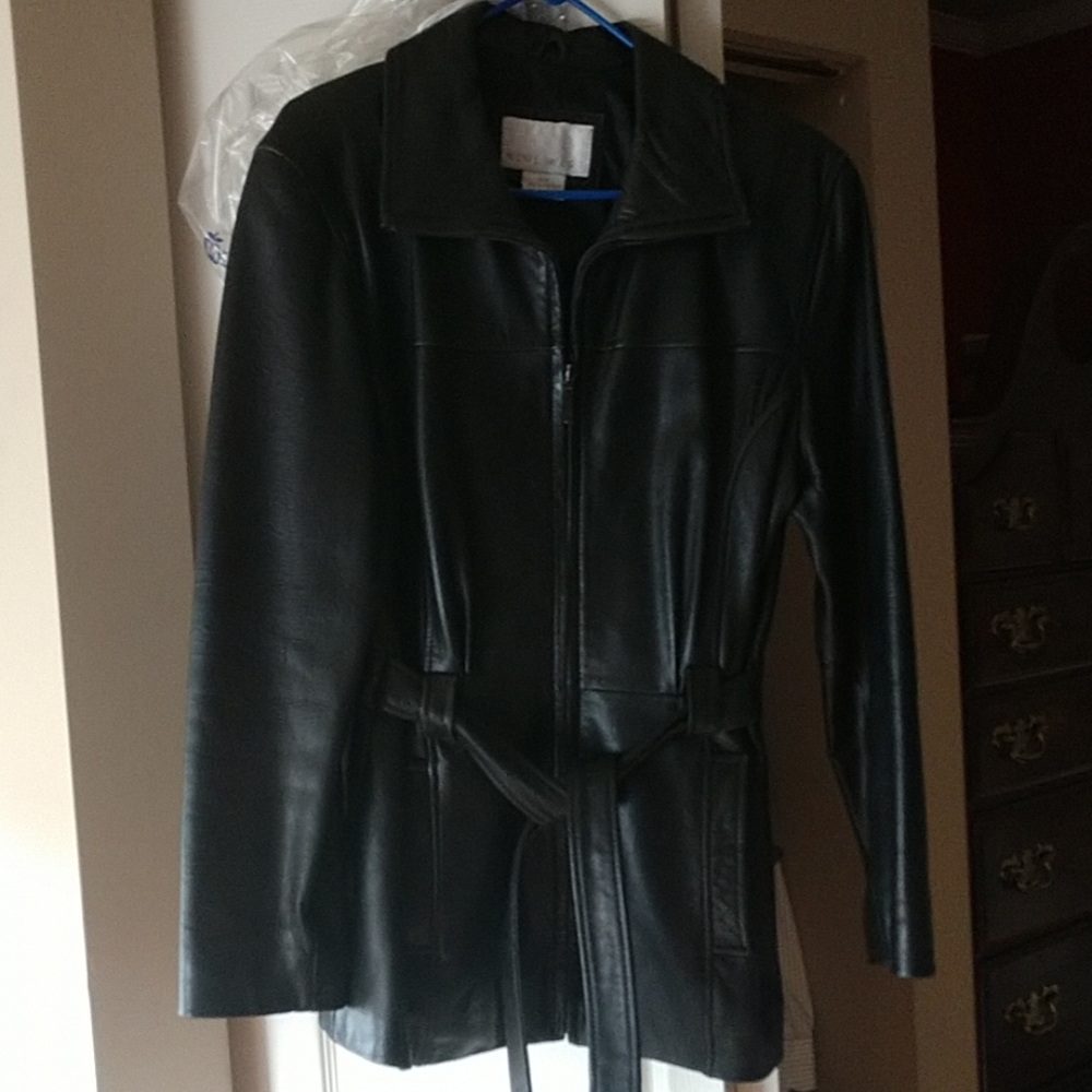 Nine West leather jacket